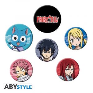 Fairy Tail: Characters Badge Pack Preorder