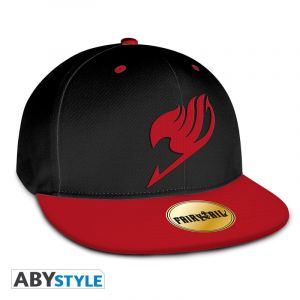 Fairy Tail: Emblem Snapback Cap - Black & Red