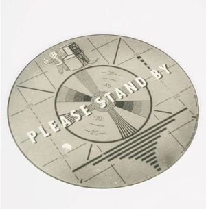 Fallout: Please Stand by Slip Mat Record (30cm x 30cm)