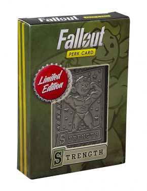 Fallout: Strength Limited Edition Metal Perk Card