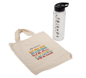 Friends: Water Bottle and Tote Bag Gift Set