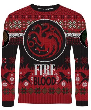 Game Of Thrones: Fire & Blood Targaryen Christmas Sweater/Jumper