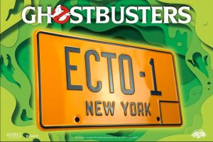 Ghostbusters: Ecto-1 License Plate Replica