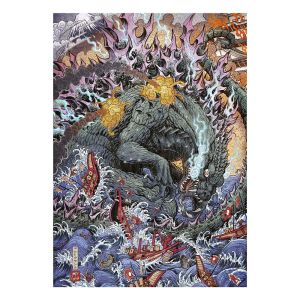 Godzilla: Kunstprint in beperkte oplage (42x30 cm) Voorbestelling