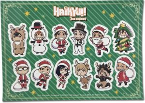 Haikyu!!: Weihnachts-SD-Gruppenaufkleber-Set
