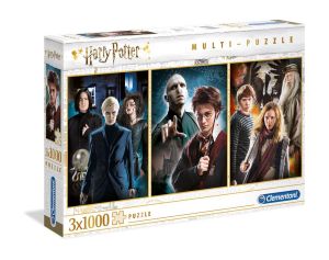 Harry Potter: Characters Multi Jigsaw Puzzle (3 x 1000 pieces) Preorder