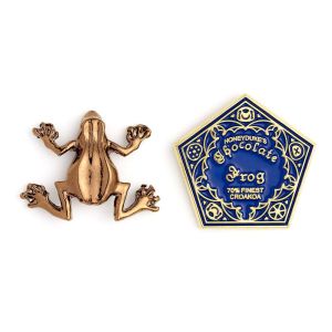 Harry Potter: Chocolate Frog Pin Badges 2-Pack Preorder