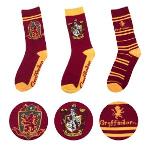 Harry Potter: Paquete de 3 calcetines Gryffindor por adelantado