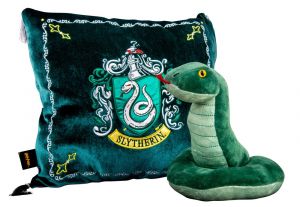 Harry Potter: Snuggly Slytherin House Mascot Plush & Cushion Set