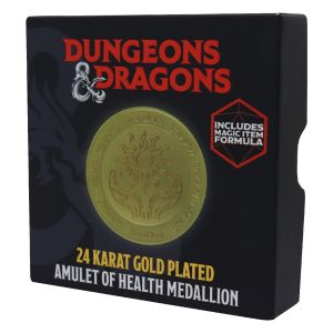 Dungeons & Dragons: 24K Gold Plated Limited Edition Amulet of Health Medalion