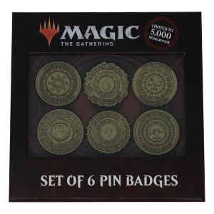 Magic The Gathering : Ensemble de badges à épingles avec symbole de mana en édition limitée