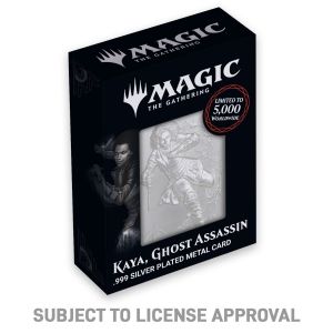 Magic The Gathering: Limited Edition .999 Silver Plated Kaya Metal Collectible
