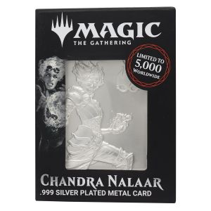 Magic The Gathering: Chandra Nalaar Limited Edition .999 Silver Plated Metal Collectible