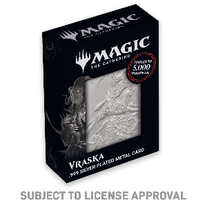 Magic The Gathering: Limited Edition .999 Silver Plated Vraska Metal Collectible Preorder