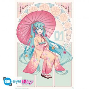 Hatsune Miku: Sakura Kimono Poster (91.5x61cm) Preorder