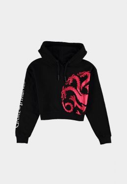 Game Of Thrones: House Of The Dragon Womens Cropped Hoodie