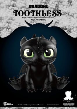 How To Train Your Dragon: Toothless Piggy Vinyl Bank (34cm) Preorder