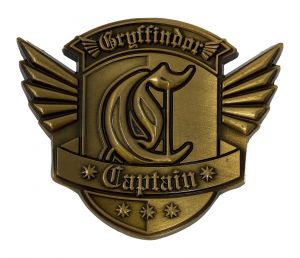 Harry Potter: Gryffindor Quidditch Captain Limited Edition Metal Medallion
