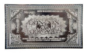Harry Potter: Limited Edition .999 Silver Plated Hogwarts Train Ticket