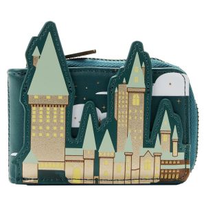 Loungefly Harry Potter: Golden Hogwarts Accordion Wallet