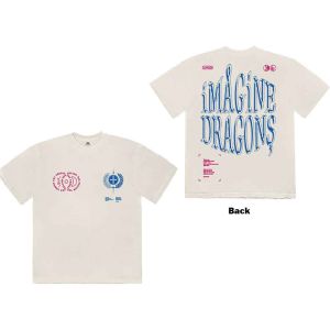 Imagine Dragons: Lyrics (Back Print) - Natural T-Shirt