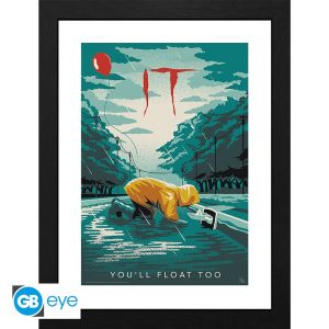 IT: "Georgie You'll float too" Framed Print (30x40cm)