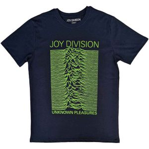 Joy Division: Unknown Pleasures FP - Navy Blue T-Shirt