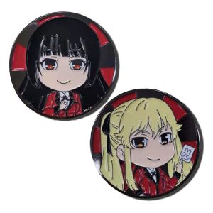 Kakegurui: Yumeko & Mary metalen pin-badge vooraf bestellen