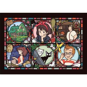 Kiki's Delivery Service: Stained Glass Characters Jigsaw Puzzle (1000 pieces) Preorder
