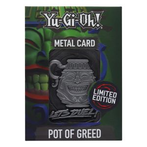 Yu-Gi-Oh!: Pot Of Greed Limited Edition Metal Card