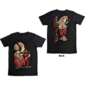 Korn: Follow The Leader (Rückendruck) – Schwarzes T-Shirt