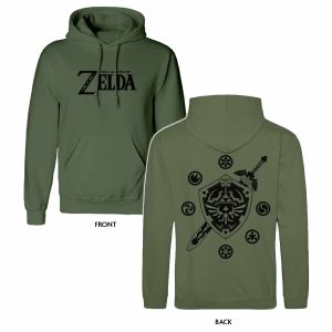Legend Of Zelda: Logo And Shield Hoodie
