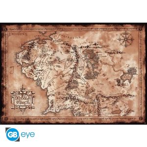 Lord of the Rings: Map Poster (91.5x61cm) Preorder