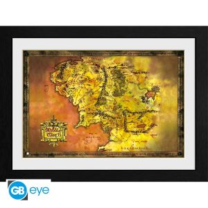 Lord of the Rings: "Middle Earth" Framed Print (30x40cm) Preorder
