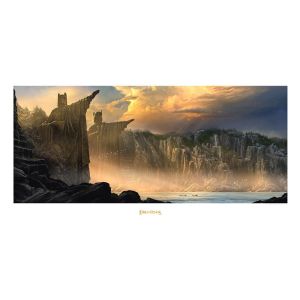 Lord of the Rings: The Argonath - Pillars of the Kings Art Print (59cm x 30cm) Preorder