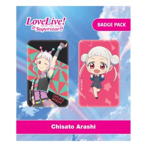 Love Live!: Paquete de 2 insignias con pines de Chisato Arashi por adelantado