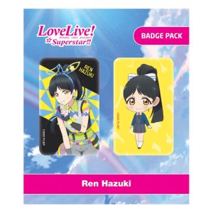 Love Live!: Paquete de 2 insignias con pines de Ren Hazuki Reserva