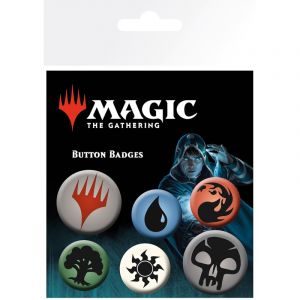 Magic the Gathering: Mana Symbols Badge Pack Preorder
