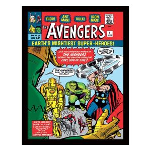 Marvel Collector: Vengadores vs. Loki Comic Póster con impresión enmarcada Reserva