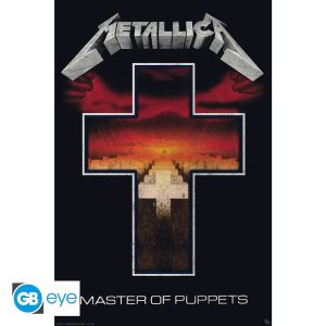 Póster de portada del álbum Metallica: Master of Puppets (91.5 x 61 cm) Reserva