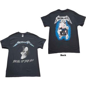 Metallica: Metal Up Your Ass (Back Print) - Black T-Shirt