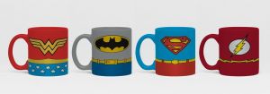 Justice League: Uniforms Espresso Mug Set