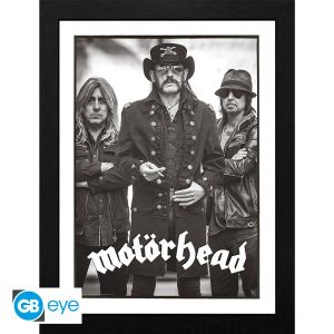 Motorhead: "Group Black and White" Framed Print (30x40cm) Preorder