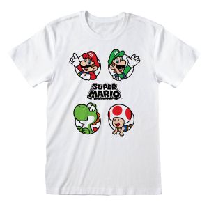 Super Mario Bros: Characters Circles T-Shirt