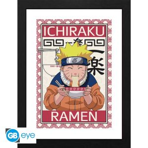 Naruto: Impresión enmarcada "Ichiraku Ramen" (30x40cm) Reserva