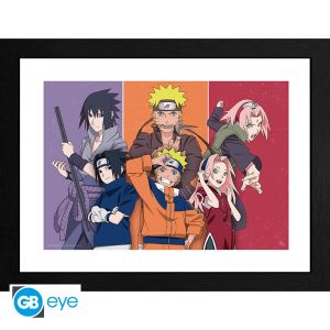 Naruto Shippuden: "Adults and children" Framed Print (30x40cm) Preorder