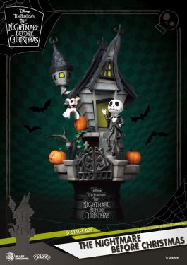 Nightmare before Christmas: Jack's Haunted House D-Stage PVC Diorama (15cm) Preorder