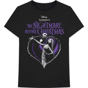 Pesadilla antes de Navidad: Camiseta Corazón Púrpura