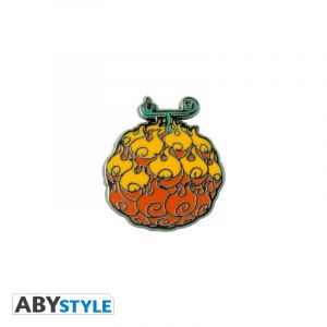 One Piece: Flame Flame Fruit Pin Badge