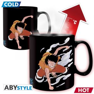 One Piece: Luffy & Ace Heat Change Mug
